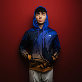 Pre-Order Yonex Imperial Charge – Unisex Overhead Hoodie (Celestial Purple / Pale Gold) Yonex CNY2026 Hood Sweat B Unisex Clothing Yonex