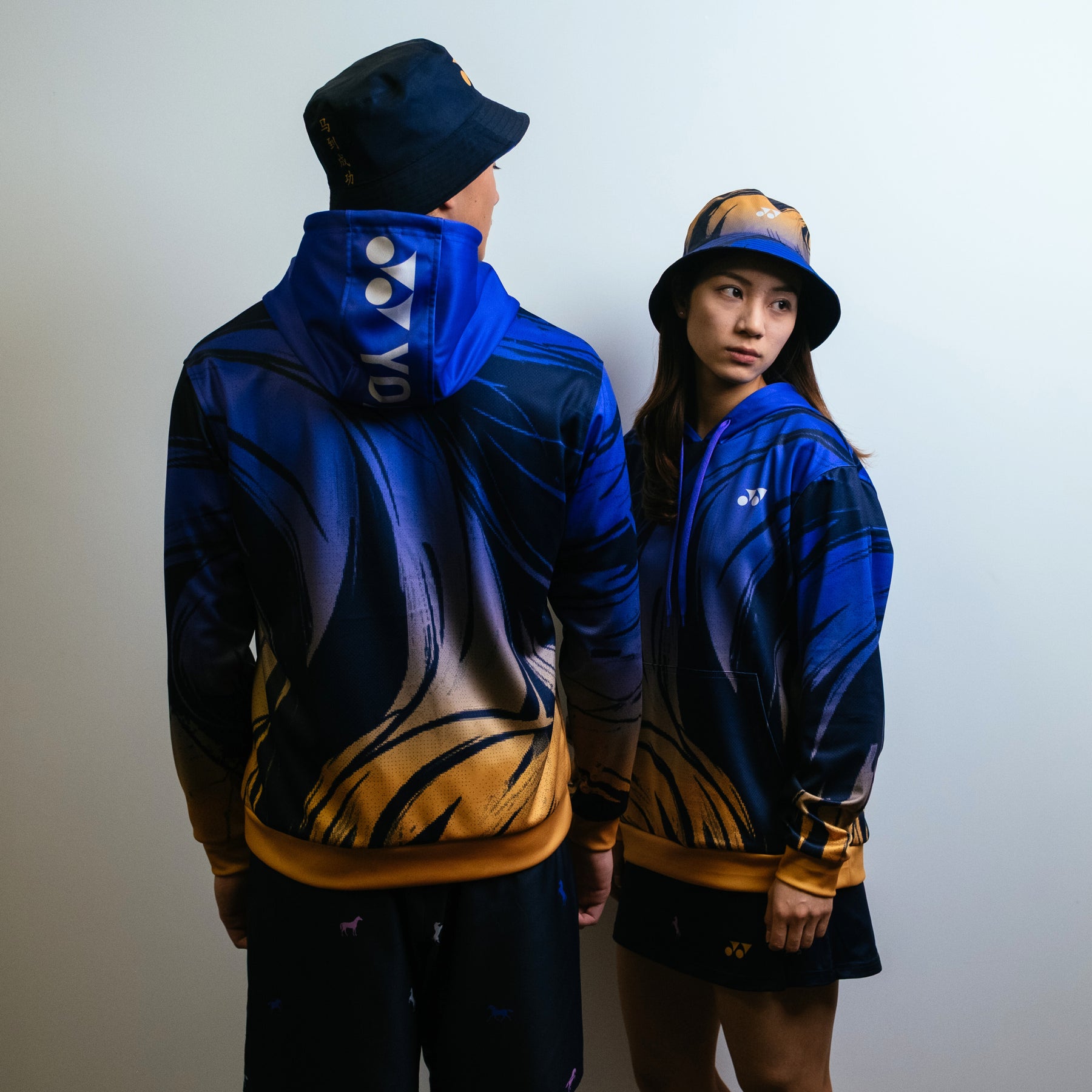 Pre-Order Yonex Imperial Charge – Unisex Overhead Hoodie (Celestial Purple / Pale Gold) Yonex CNY2026 Hood Sweat B Unisex Clothing Yonex