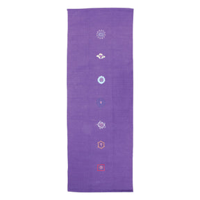 Yoga-Mad Cotton Yoga Rug – Chakra Pattern