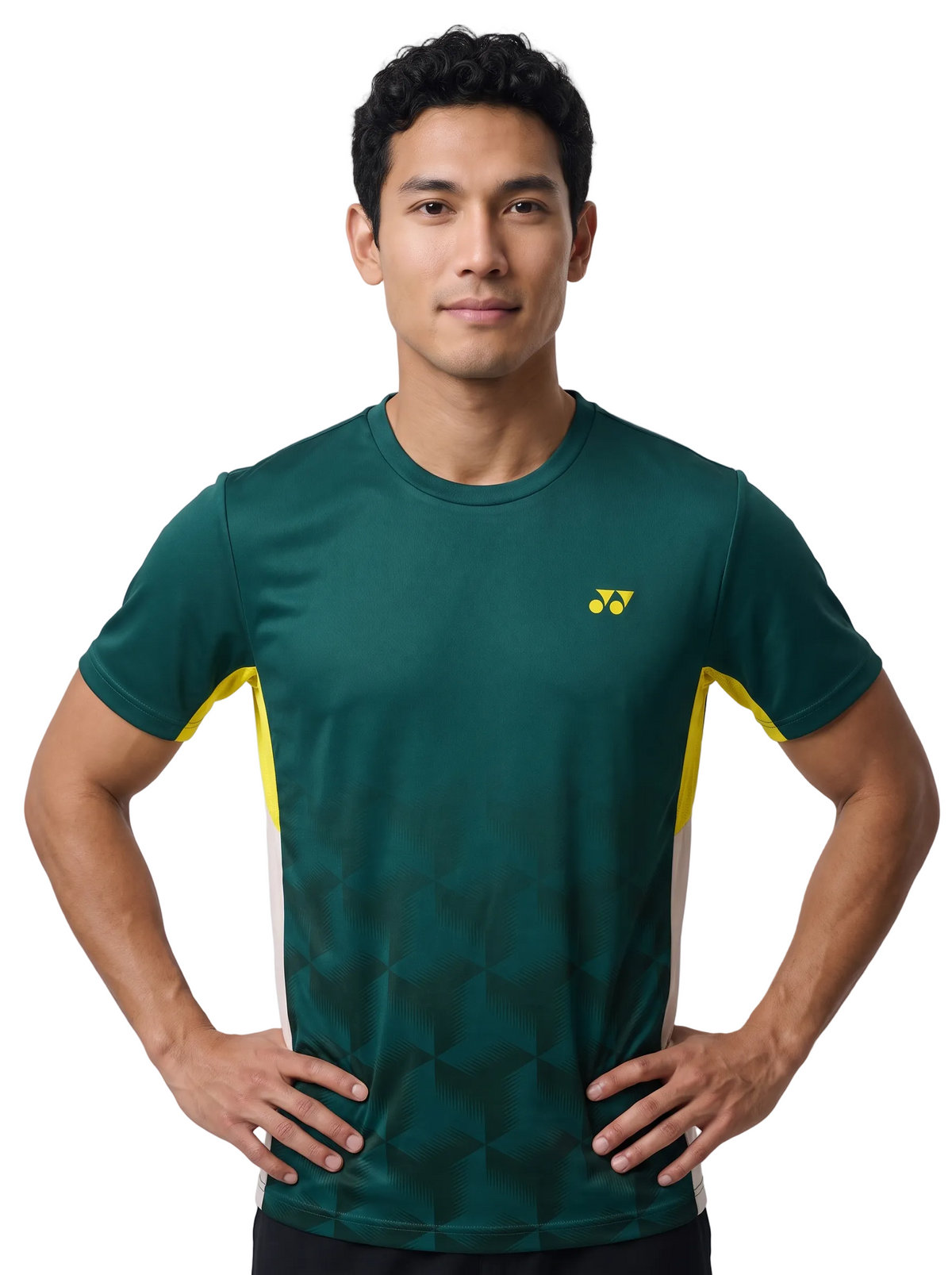 Yonex YTM12 V2 Men T-Shirt - Dark Teal Clothing Yonex