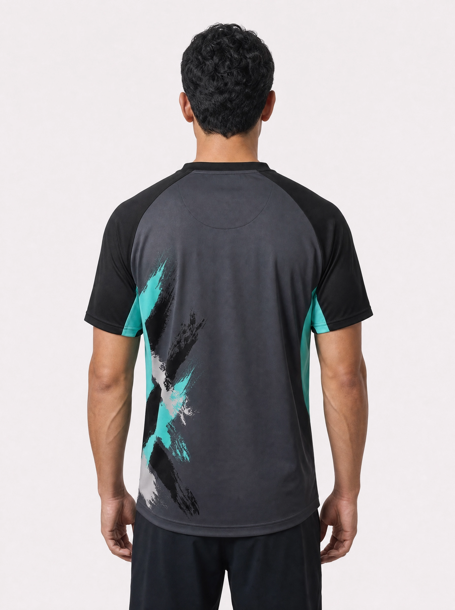 Yonex YTM13 V2 Men T-Shirt, Storm, back view
