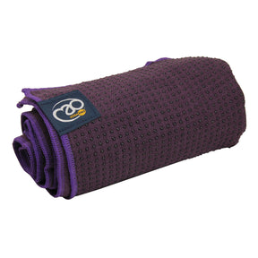 Fitness Mad Grip Dot Yoga Towel - Multicolor Aubergine 183 cm (L) x 60 cm (W) Accessories Fitness Mad