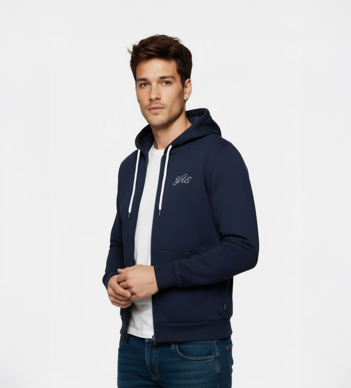 Yonex All England 1899 Unisex Zip Hoodie 26 - Oxford Blue