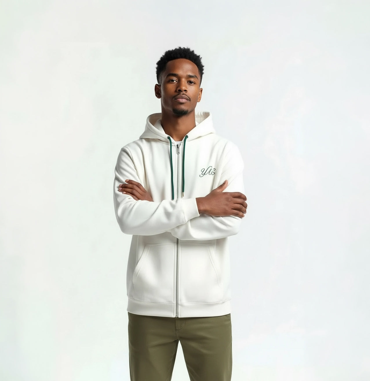 Yonex All England 1899 Unisex Zip Hoodie 26 - Cream