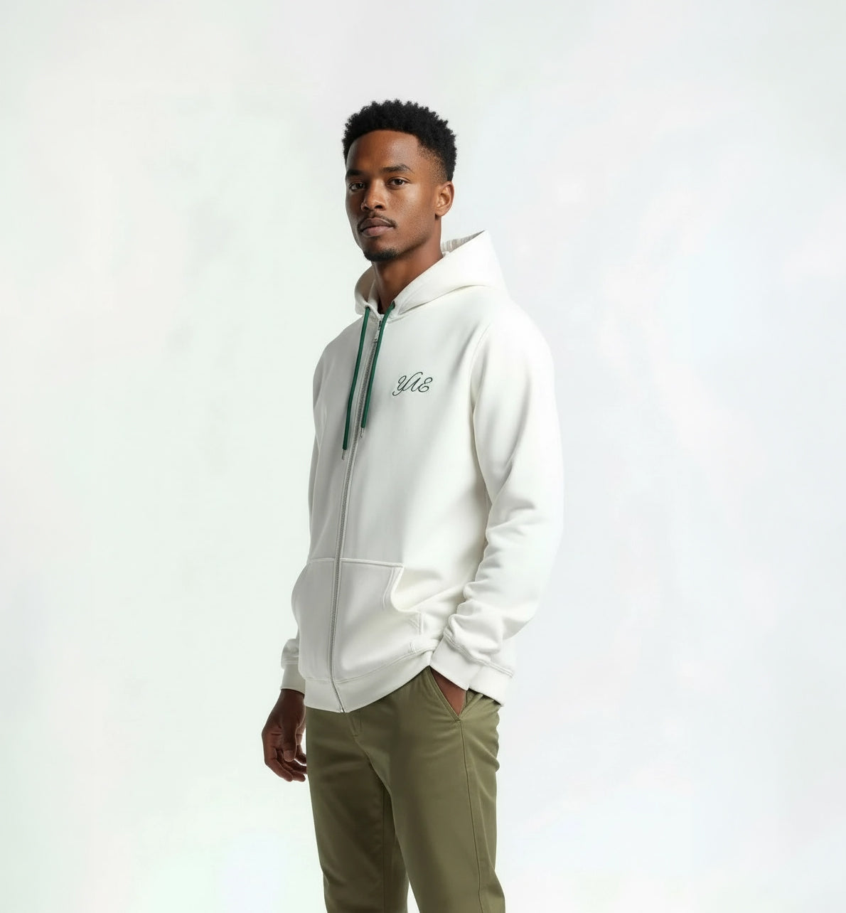 Yonex All England 1899 Unisex Zip Hoodie 26 - Cream