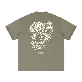 Padel & Pints - Heavyweight T-Shirt Padelism