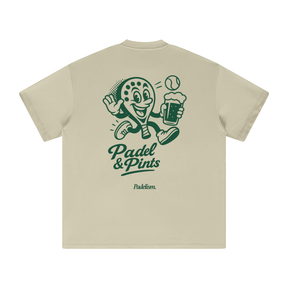 Padel & Pints - Heavyweight T-Shirt Padelism
