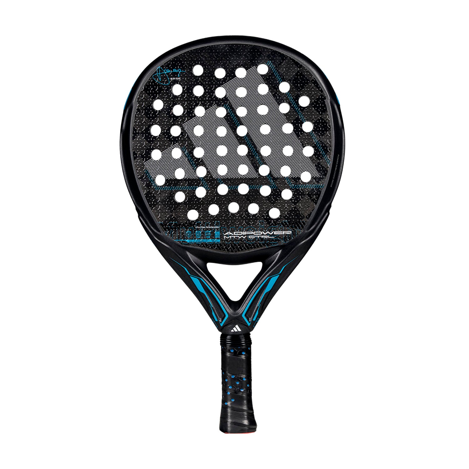 Adidas Adipower Multiweight Ctrl 3.4 Padel Racket 2025 - Black/Blue Black Blue One Size Padel Adidas