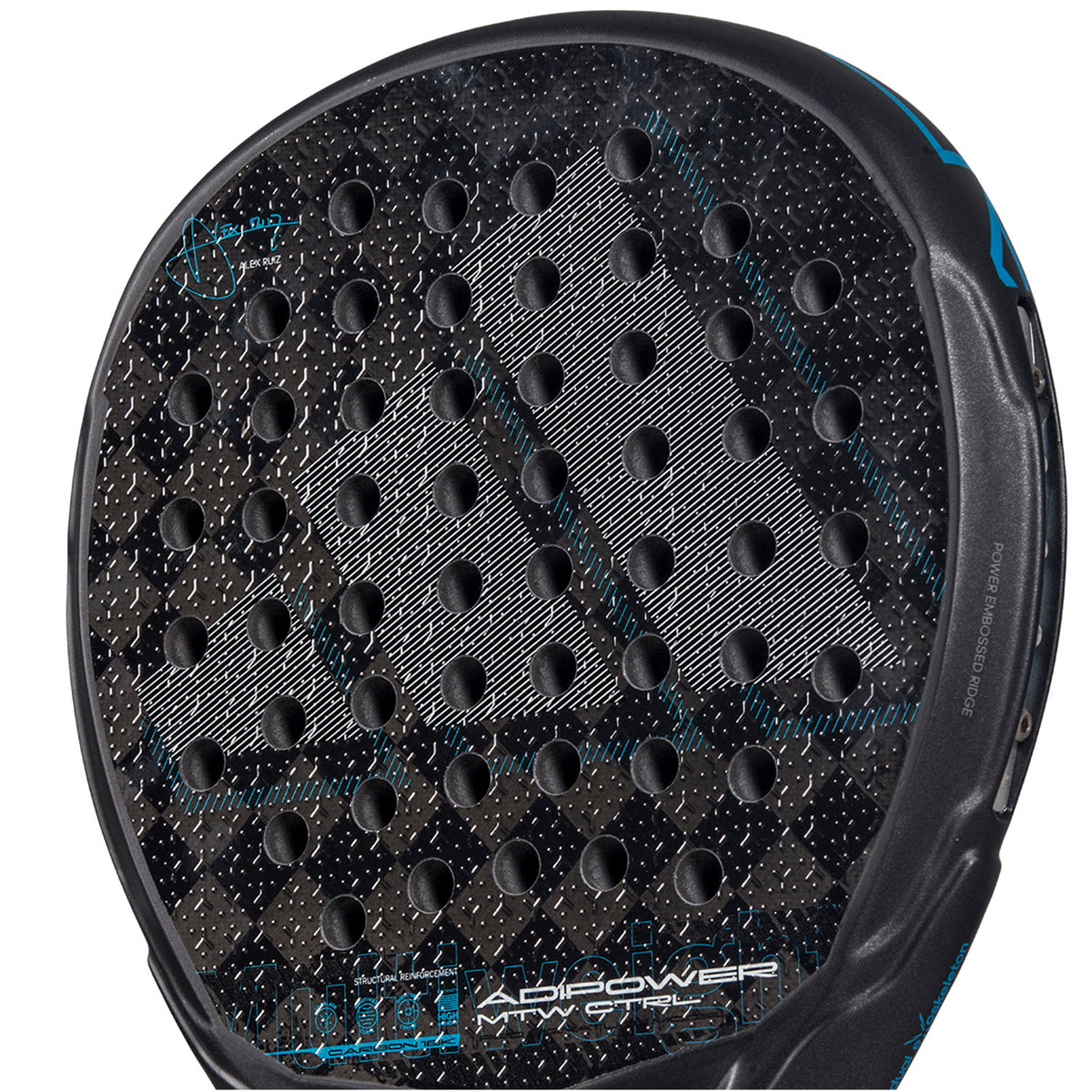 Adidas Adipower Multiweight Ctrl 3.4 Padel Racket 2025 - Black/Blue