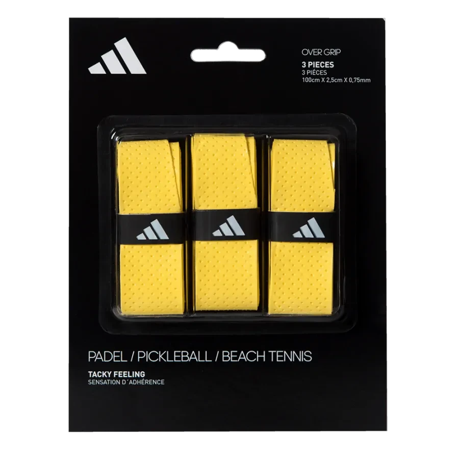Adidas Padel Overgrip Set 3 Pack - Yellow Yellow 3 Pack Accessories Adidas