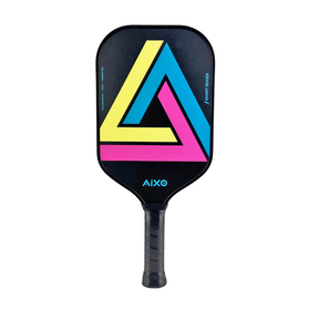 Upclose profile of AIXO CP03 Ghost Impossible ‘A’ pickleball paddle highlighting its thermoformed edge stability.