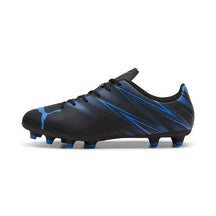 Puma Attacanto FG/AG Football Boots Junior - Puma Black/Silver/Blue Puma Balck Bluemazing shoes Puma