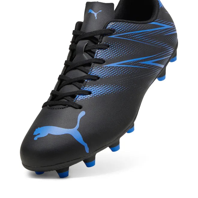 Puma Attacanto FG/AG Football Boots Junior - Puma Black/Silver/Blue shoes Puma