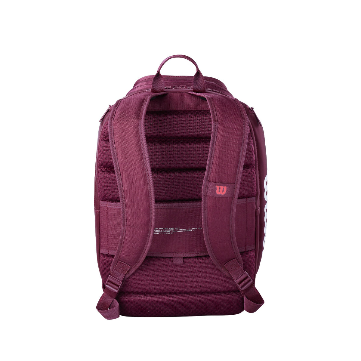 Wilson Defyer V1 2026 Tennis Backpack Bag - Maroon WRB0000901 Luggage Wilson
