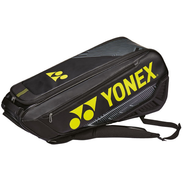 Yonex BA02326EX 专家球拍包（6 件）2024 黑色/黄色