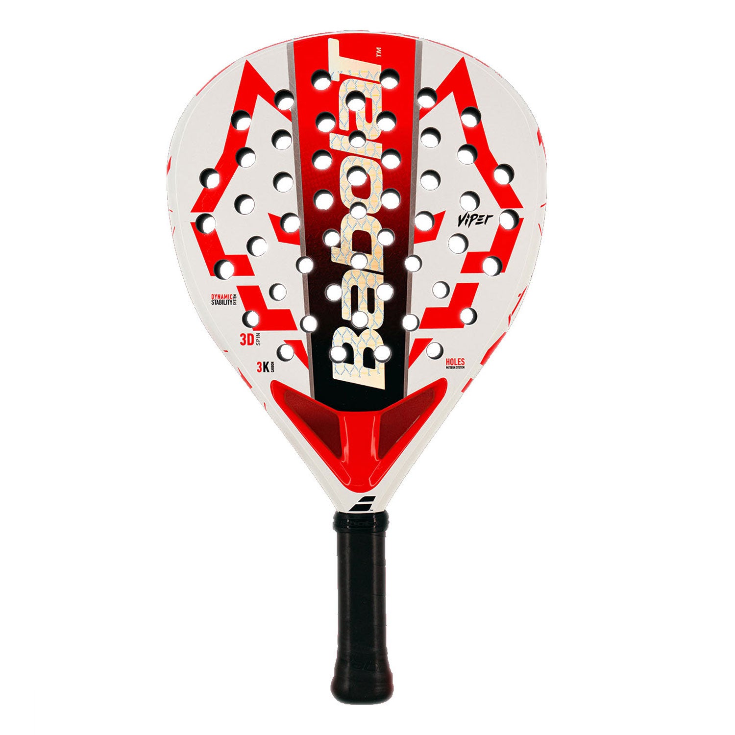 Babolat Juan Lebron 2.5 Padel Racket - White/Red