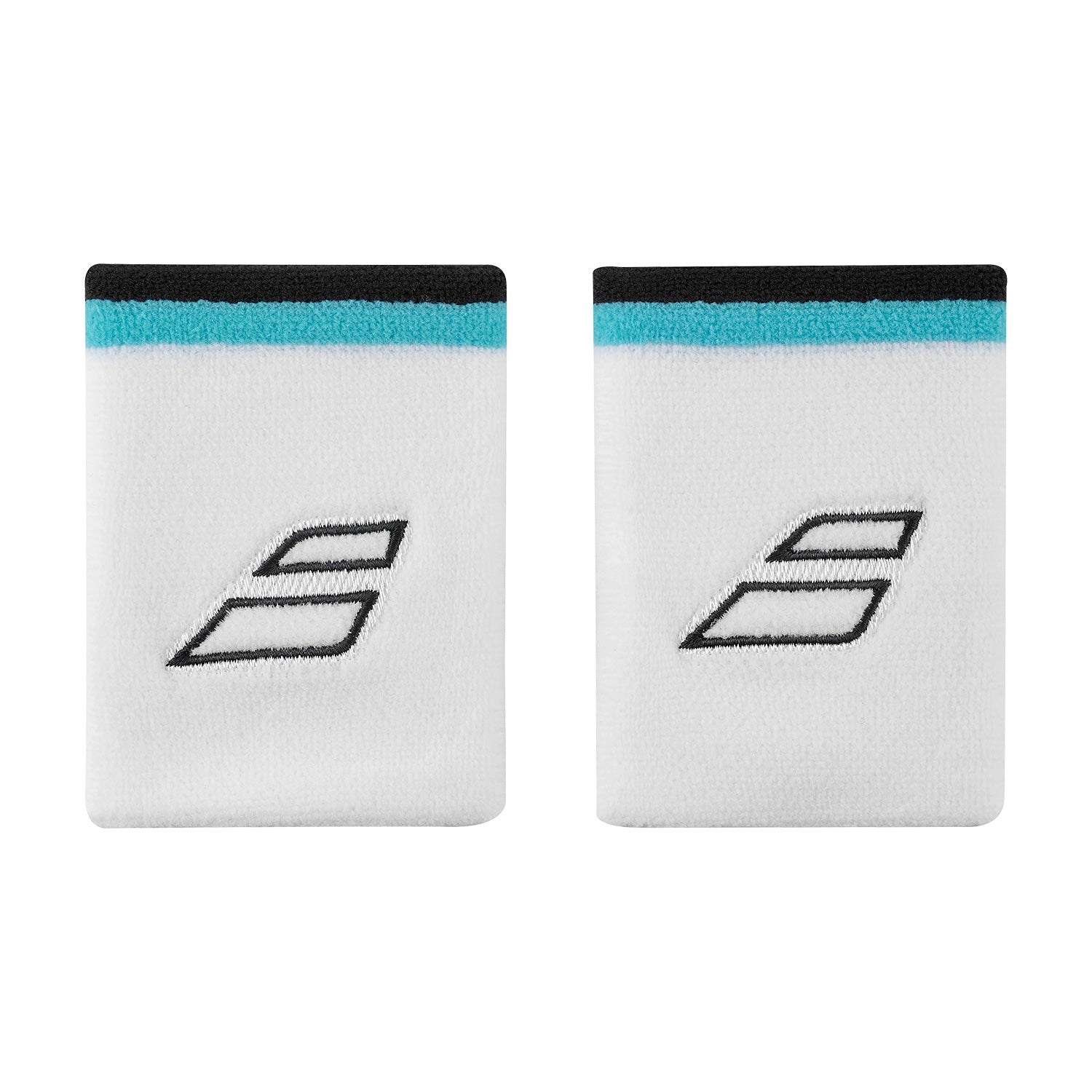 Babolat Terry Jumbo Wristband Unisex - White/Blue White Estate Blue 10.5 cm Accessories Babolat