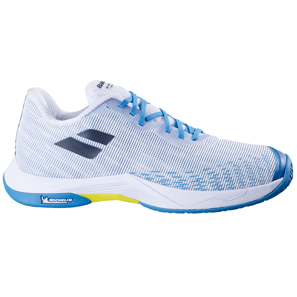 Babolat Shadow Spirit 2 Badminton Shoe Men - White/Blue