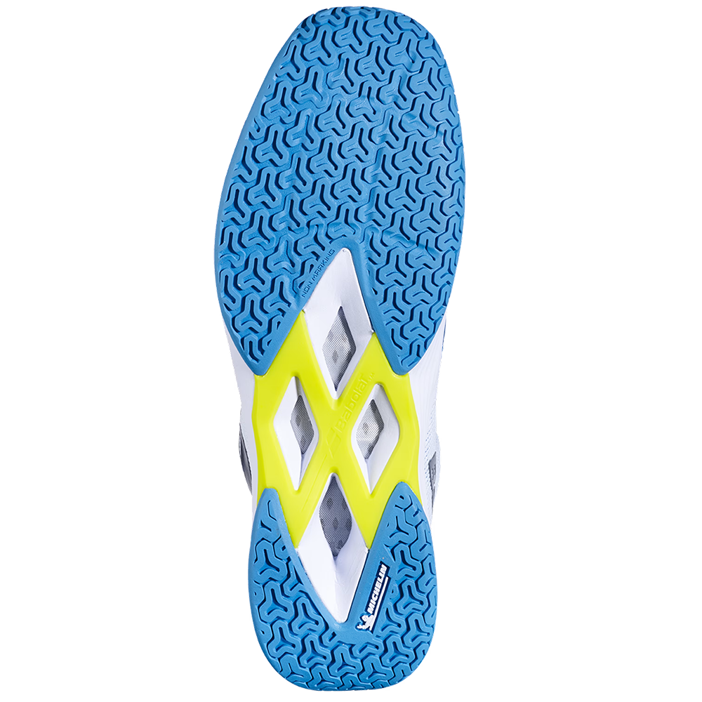 Babolat Shadow Spirit 2 Badminton Shoe Men - White/Blue