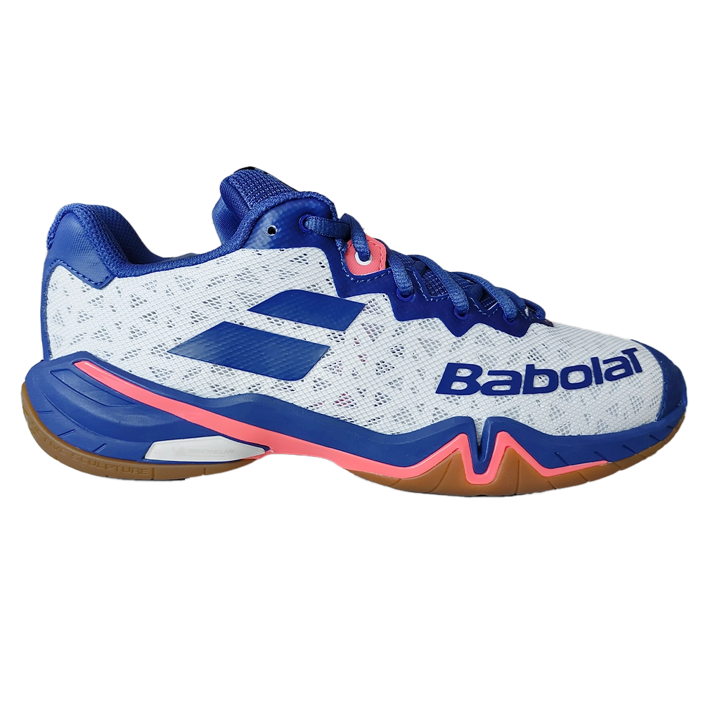 Babolat Shadow 4 Badminton Shoe Men - White/Blue