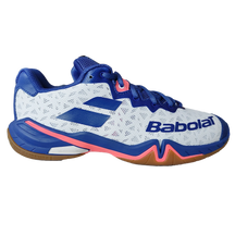 Babolat Shadow 4 Badminton Shoe Men - White/Blue
