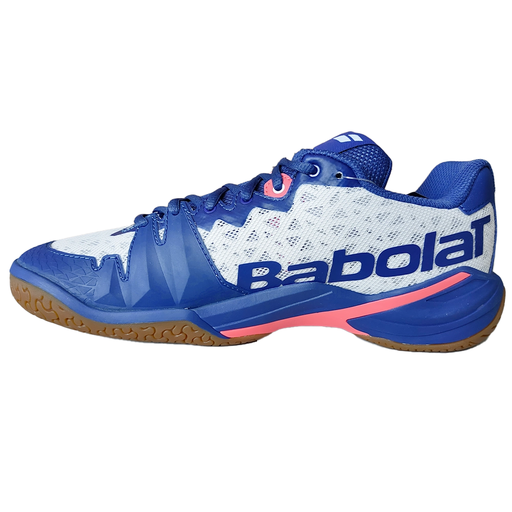 Babolat Shadow 4 Badminton Shoe Men - White/Blue