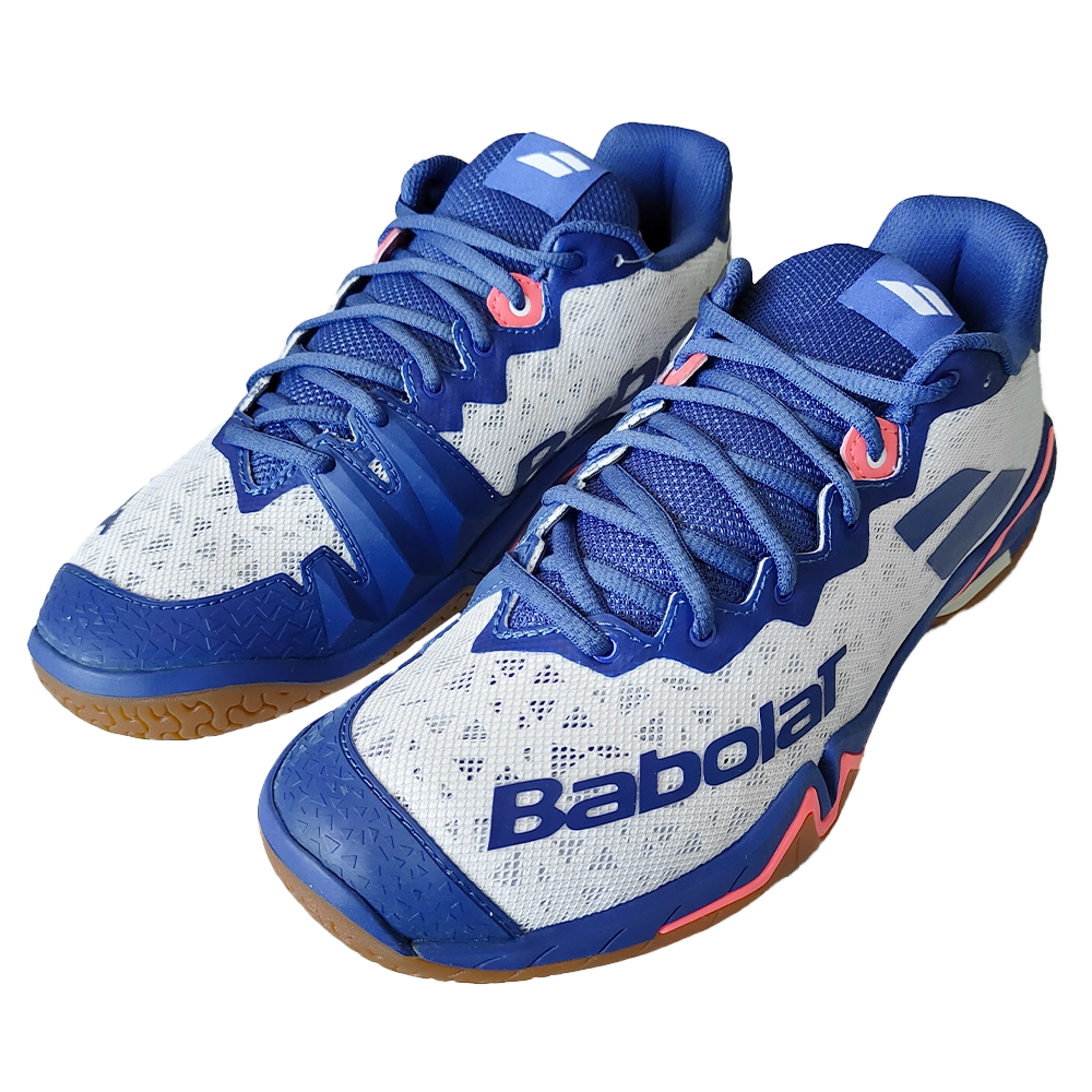 Babolat Shadow 4 Badminton Shoe Men - White/Blue