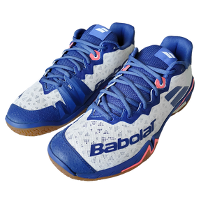 Babolat Shadow 4 Badminton Shoe Men - White/Blue
