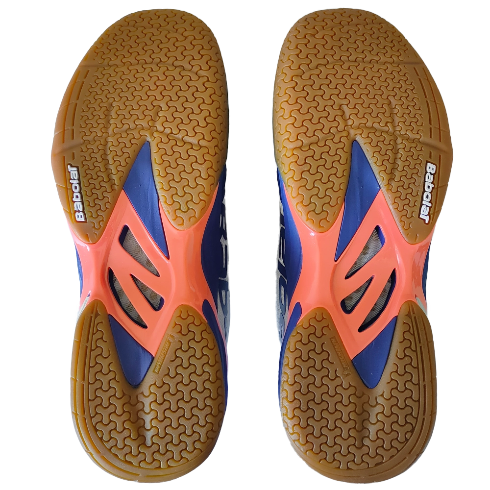 Babolat Shadow 4 Badminton Shoe Men - White/Blue