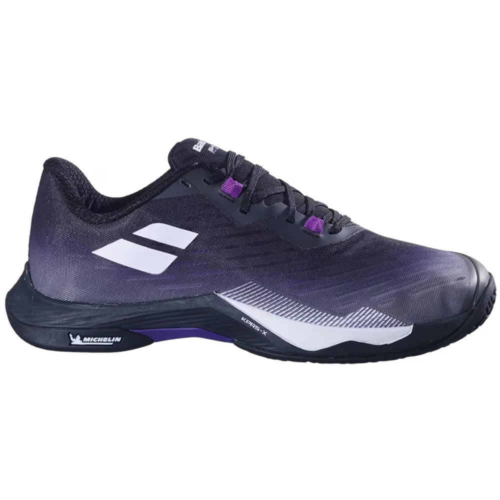 Babolat Shadow Tour 5 Badminton Shoes Women Purple Lightweight Ultra Responsive Court Performance Black Purple Badminton Shoes Babolat
