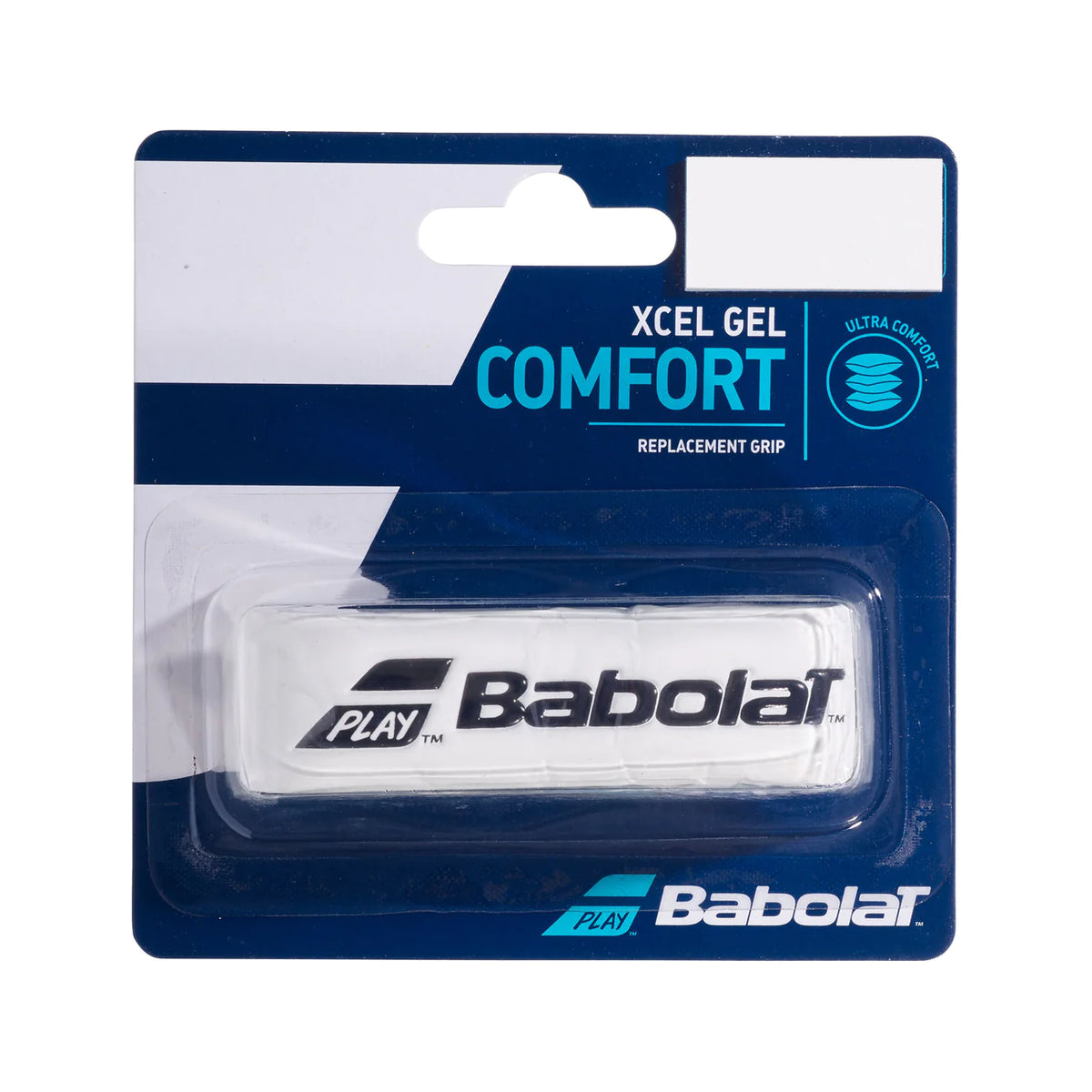 Babolat Xcel Gel Comfort Tennis Grips (White)