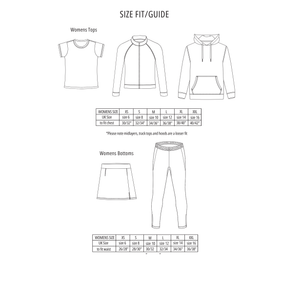 BBA womens size guide