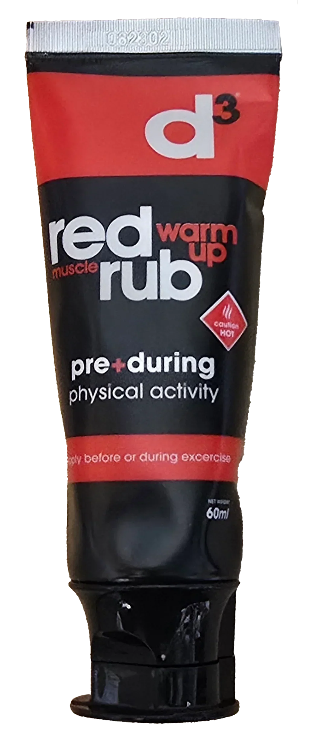 ADD ON D3 Red Muscle Warm Up Rub 60ml (RRUB060RDR) RED 60ml Accessories D3