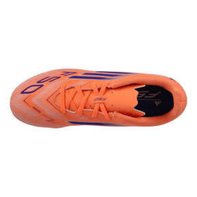 Adidas F50 Club FG/MG Football Boots Junior - Beam Orange/Lucid Blue/White JI0027 by Adidas