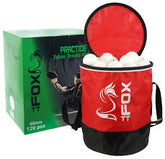 FTT107 Fox TT Practice Table Tennis Balls and Bag x120 Table Tennis Balls Fox