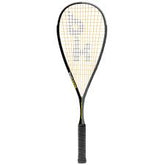 Black Knight Hummingbird TC Squash Racket, Black/Yellow, front view