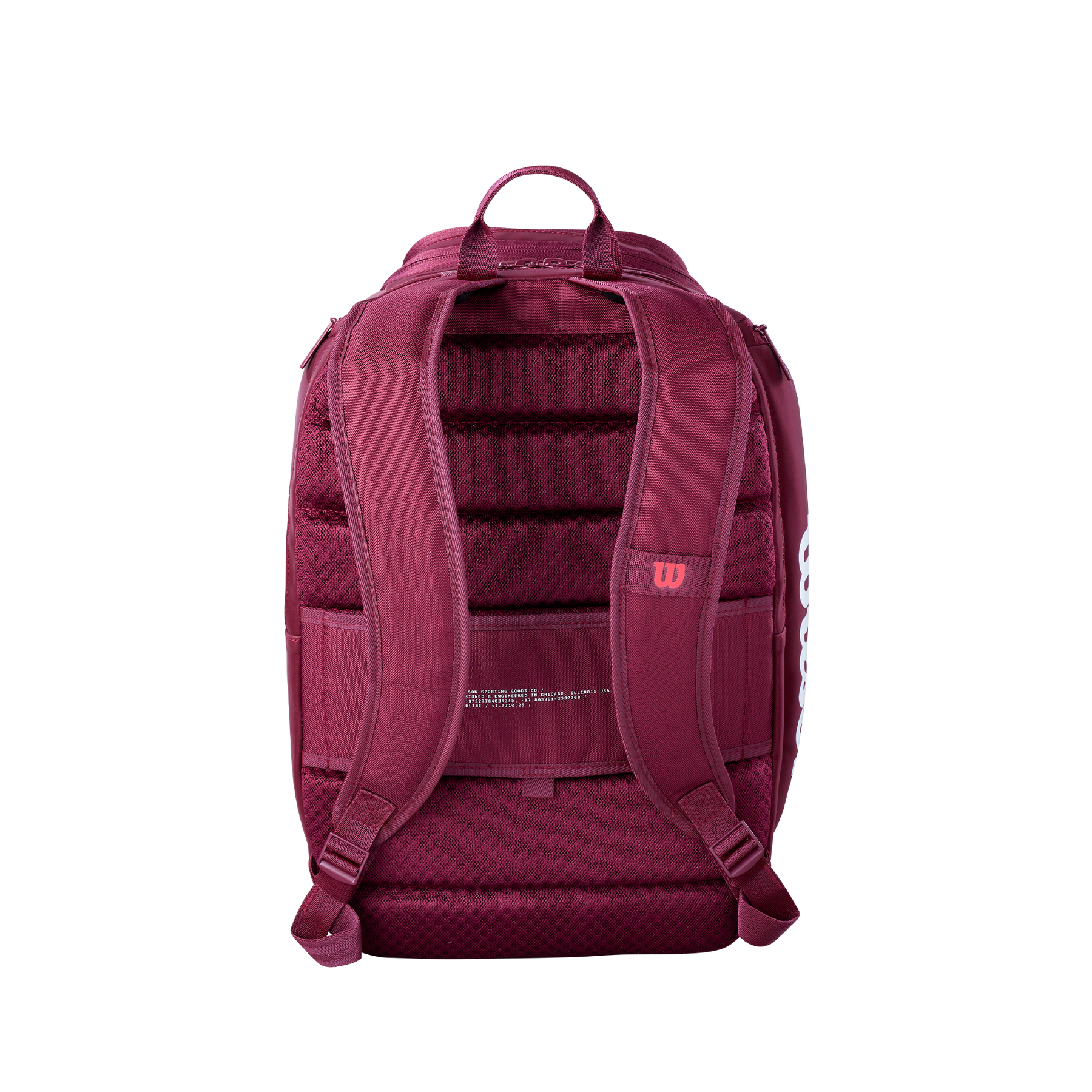 Wilson Defyer V1 2026 Tennis Backpack Bag - Maroon WRB0000901 Luggage Wilson