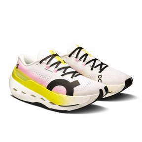 On Running Cloudboom Max Running Shoe Women - White/Yellow Running Shoes On Running