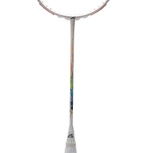 Hundred Flutter 7 Attack 4U Badminton Racket - White/Red