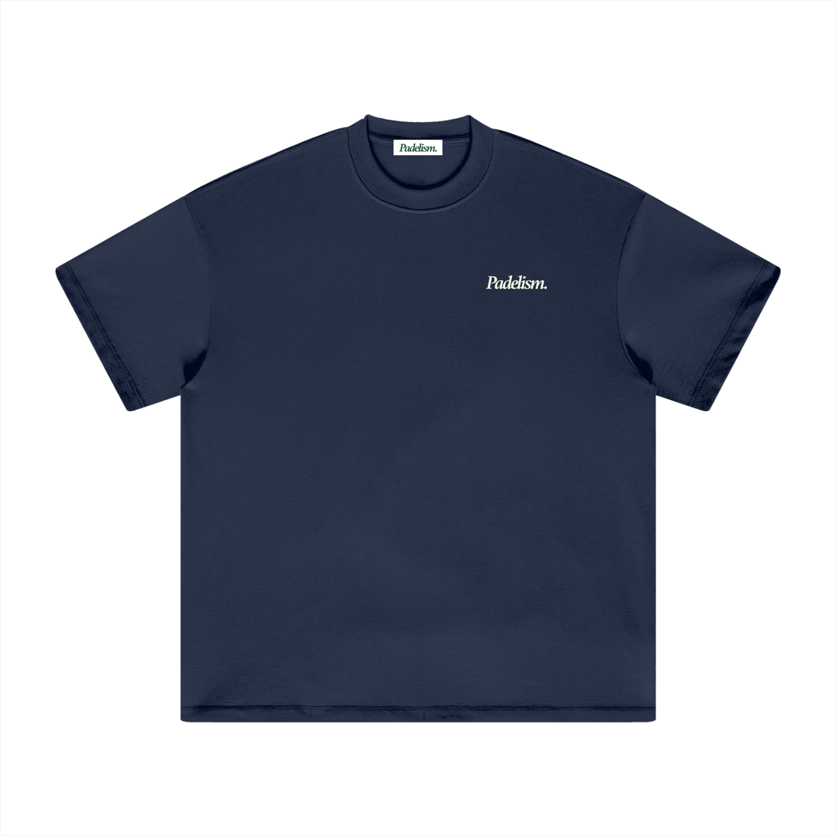 Padel & Pints - Heavyweight T-Shirt Navy Padelism