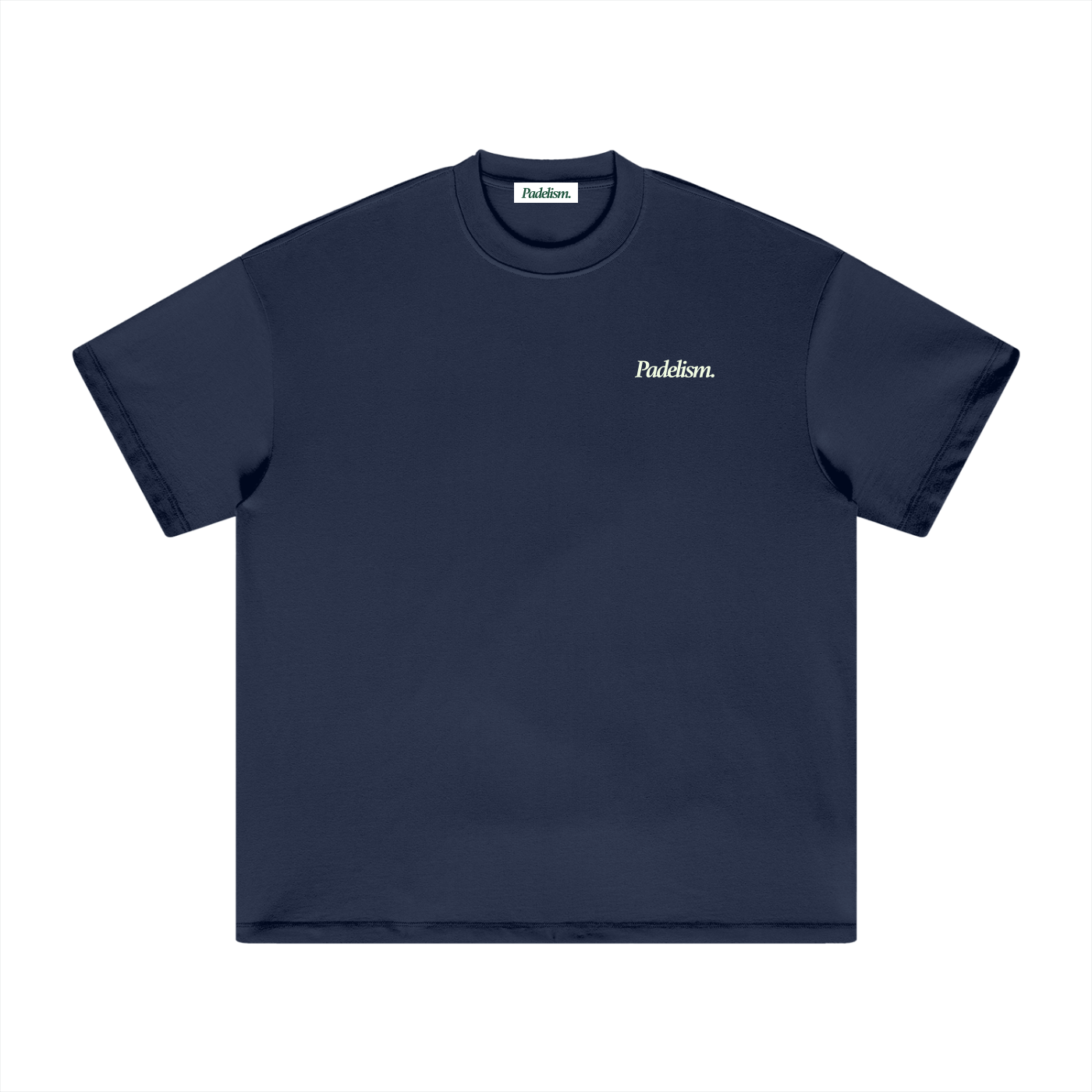 Padel & Pints - Heavyweight T-Shirt Navy Padelism