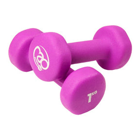 Fitness Mad Neoprene Dumbbells Purple FDBELL1