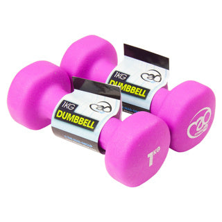 Fitness Mad Neoprene Dumbbells Purple FDBELL1