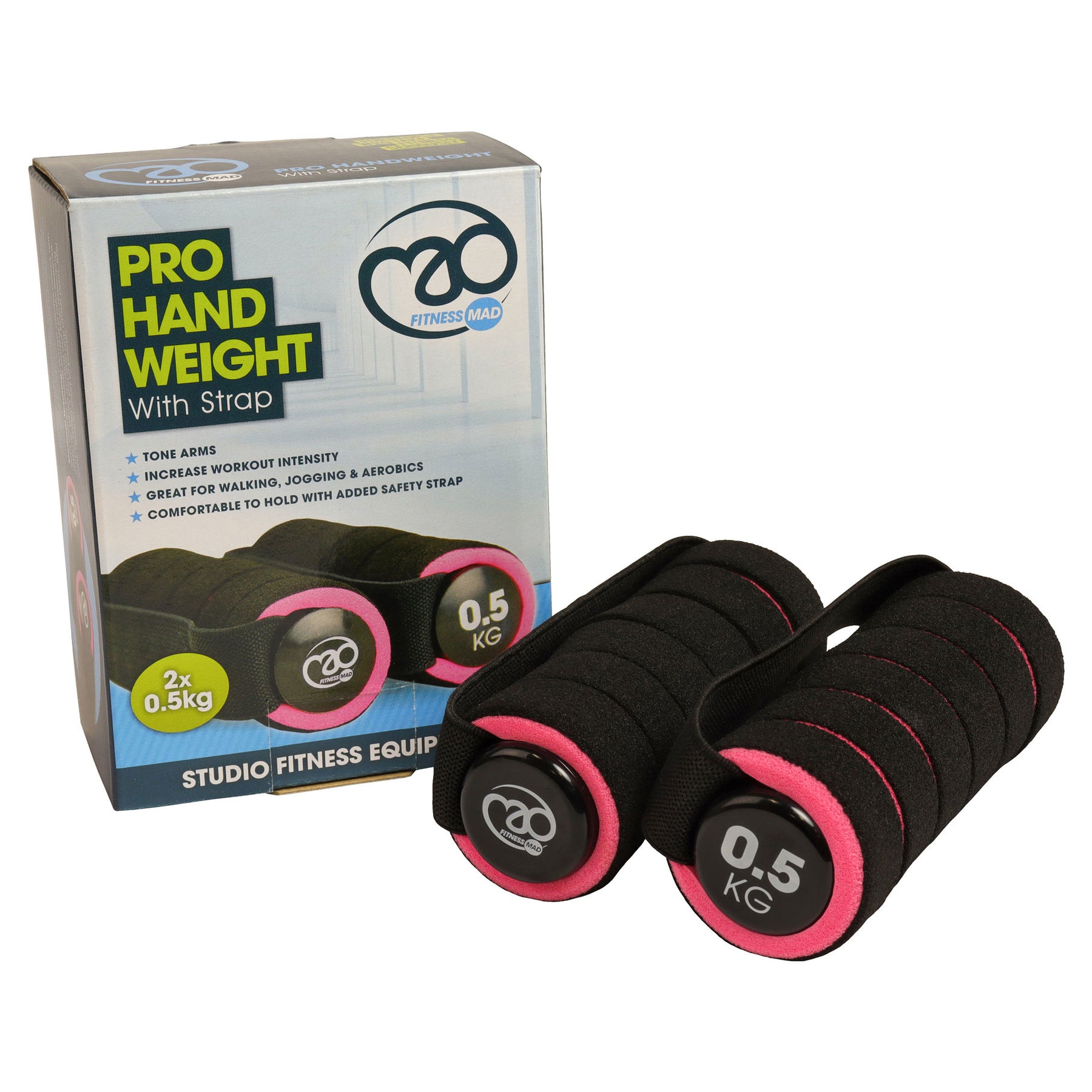 Fitness Mad Pro Handweight - Pink / Purple