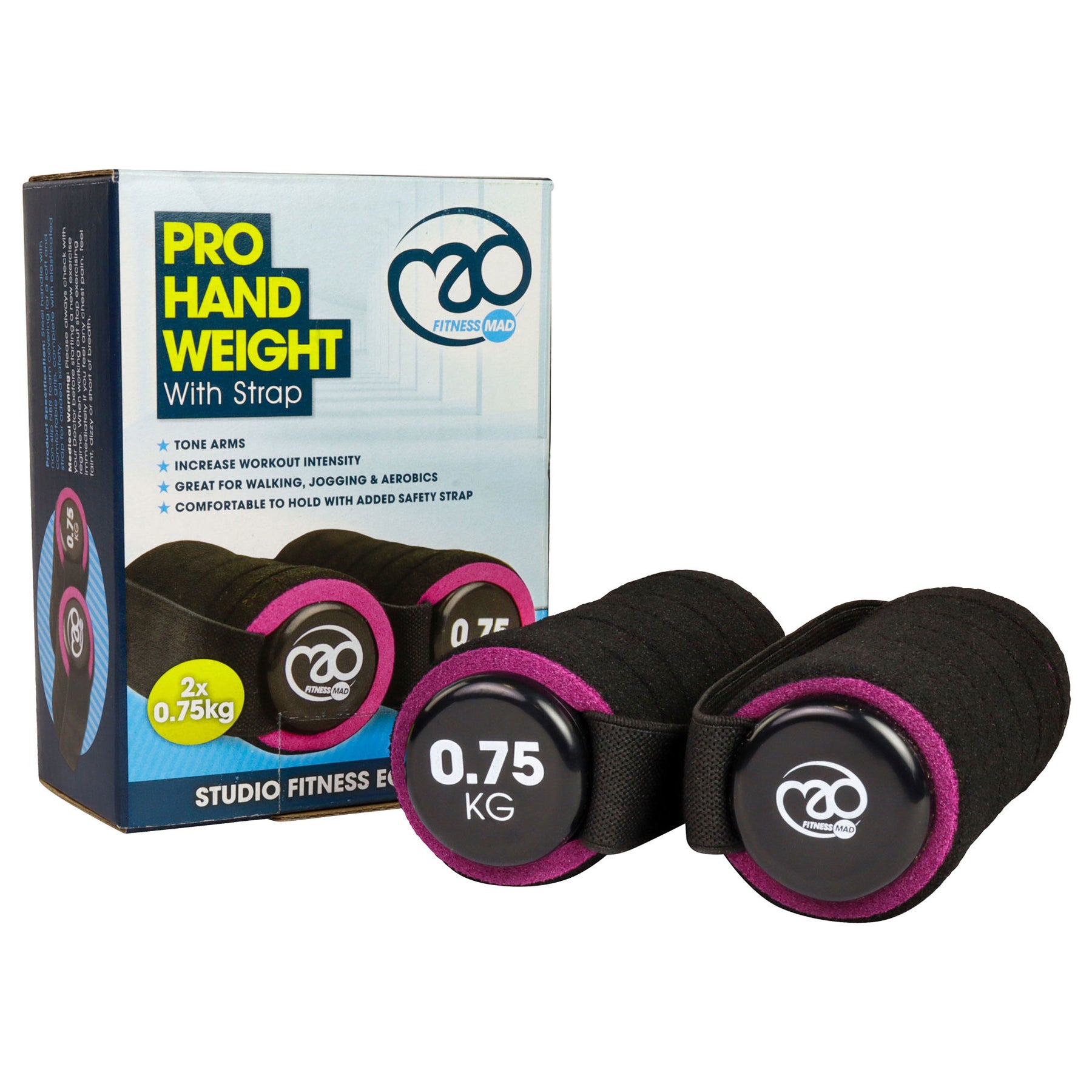 Fitness Mad Pro Handweight - Pink / Purple
