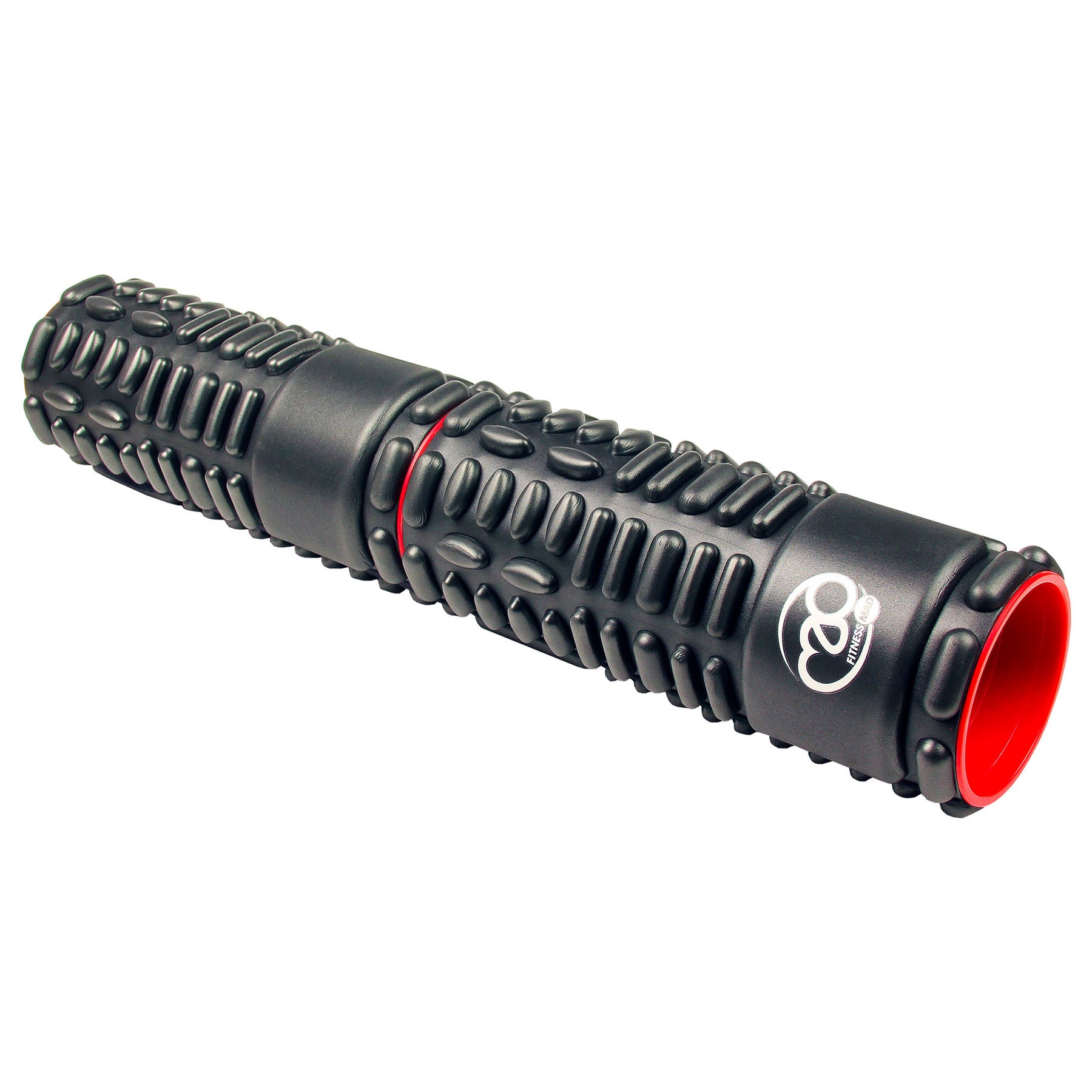 Fitness Mad 60cm Twin Vari-Massage Foam Roller - Black