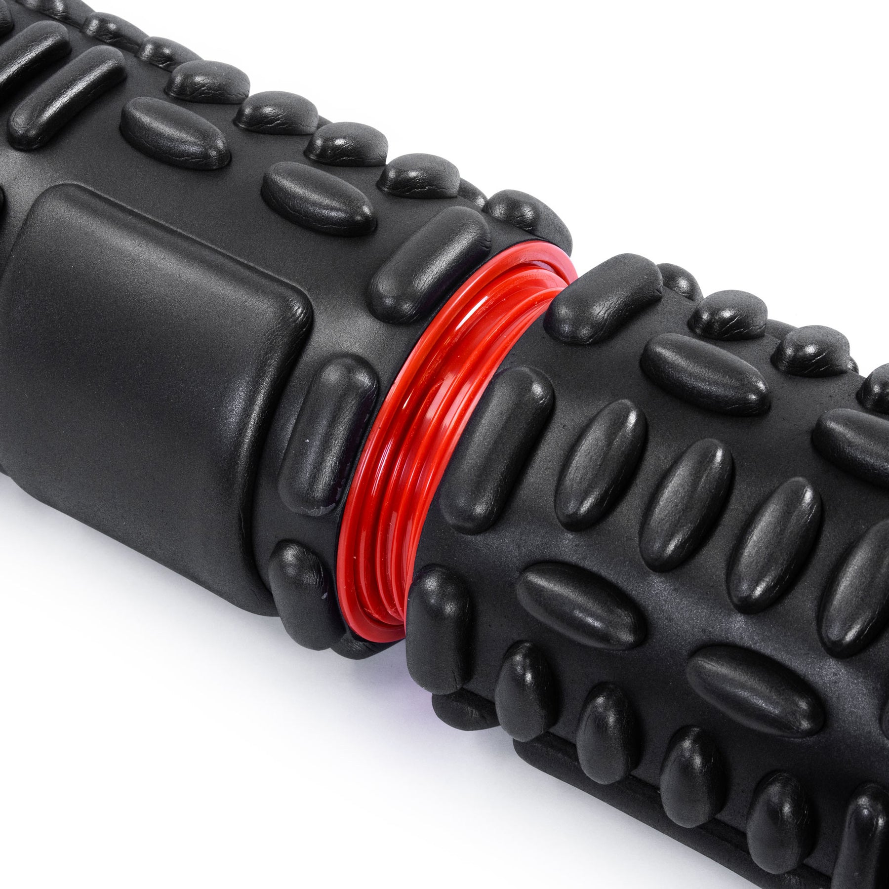 Fitness Mad 60cm Twin Vari-Massage Foam Roller - Black