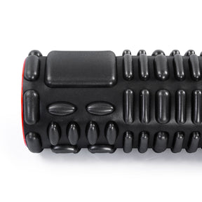 Fitness Mad 60cm Twin Vari-Massage Foam Roller - Black