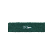 Wilson Terry Logo Headband (Unisex) - Green Field Green One Size Accessories Wilson