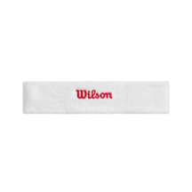 Wilson Terry Logo Headband (Unisex) - Green Bright White Infrared One Size Accessories Wilson